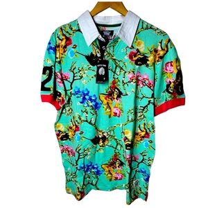 {NWT} Men's HUSTLE GANG Polo Shirt XL
